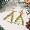 3 Pairs Brass Stud Earring & 304 Stainless Steel Leverback Earring Sets EJEW-MZ00496-4