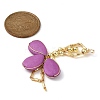 Handmade Electroplated Synthetic Non-magnetic Hematite & Glass Big Pendants PALLOY-JF02960-2