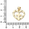 Brass Micro Pave Cubic Zirconia Pendants KK-Z143-09G-01-3