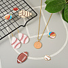 DIY Sports Themed Pendants Jewelry Making Finding Kits DIY-PJ0001-35-8