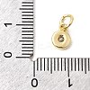 Brass Cubic Zirconia Charms LS-KK-G554-02B-01-3
