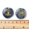 Dyed & Heated Natural Blue Aventurine Carved Pendants G-H007-06F-3
