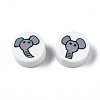 Handmade Polymer Clay Beads CLAY-N008-036K-4