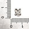 Brass Micro Pave Cubic Zirconia Beads KK-D356-03C-P-3