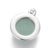 Natural Green Aventurine Pendants G-L512-B09-3