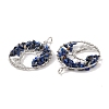 Natural Dyed Lapis Lazuli Big Pendants G-G910-K31-P-2