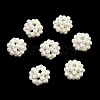 Baking Paint Pearlized Glass Woven Beads HY-JF-4MM-M1-01-1