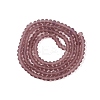 Transparent Glass Beads Strands EGLA-A044-T2mm-MD07-2