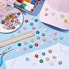 96Pcs 16 Colors Flower Computerized Embroidery Cloth Iron On Patches PATC-AR0001-17-4