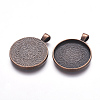 Alloy Pendant Cabochon Settings LS-PALLOY-A13349-R-NR-1