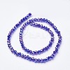 Electroplate Glass Beads Strands EGLA-D020-3x2mm-67-2