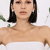 Daisy & Bee Enamel Asymmetric Earrings JE963A-6
