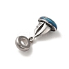 304 Stainless Steel Enamel European Dangle Charms STAS-G308-22AS-2