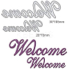 Carbon Steel Cutting Dies Stencils DIY-WH0170-133-1