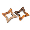 Resin & Walnut Wood Pendants RESI-S389-028A-A01-2