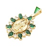 Religion Brass Pave Cubic Zirconia Pendants CU-CBA83A6-01C-G02-2