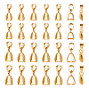 50Pcs 2 Styles Brass Pinch Bails KK-UN0003-68LG-1