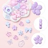450Pcs 3 Colors Transparent & Opaque Acrylic Beads TACR-FS0001-68-2