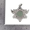 Natural & Synthetic Mixed Gemstone Pendants G-I366-02P-4