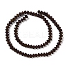 Electroplated Natural Lava Rock Beads Strands G-A234-F02-01F-2