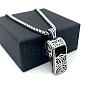 304 Stainless Steel Punk Whistle Pendant Necklaces BE9352-5
