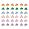  36Pcs 6 Colors Transparent Glass Pendants FIND-TA0002-04-21