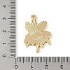 Golden Plated Alloy Eanaml Pendants PALLOY-S184-04G-A-3