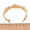 Marine 304 Stainless Steel Cuff Bangles for Women LS-BJEW-Z147-01G-01-3