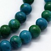 Synthetic Chrysocolla Beads Strands X-G-I199-34-8mm-3