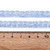 Crackle Transparent Glass Beads Strands GLAA-N069-03A-03-4