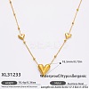 316L Surgical Stainless Steel Link Chain Necklaces for Women FS-WGE9B28-09-2