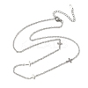 304 Stainless Steel Link Chain Necklaces for Women Men NJEW-K292-01G-P-4