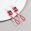 Blood Bag Plastic Dangle Earrings FS-WG7E43C-05-1