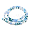 Glass Beads Strands EGLA-A034-M4mm-12-3