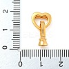 925 Sterling Silver Micro Pave Clear Cubic Zirconia Fold Over Clasps STER-B005-45G-3