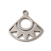 Non-Tarnish 201 Stainless Steel Pendants STAS-E211-04P-1
