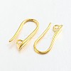 Brass Earring Hooks for Earring Designs KK-M142-02G-RS-1