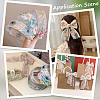 4.9~5 Yards Polyester Embroidery Organza Flower Trim Ribbon OCOR-CY0001-15A-5