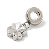 Non-Tarnish 304 Stainless Steel European Dangle Charms STAS-U005-41P-2
