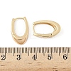U-Shaped Brass Hoop Earrings EJEW-D320-14G-5