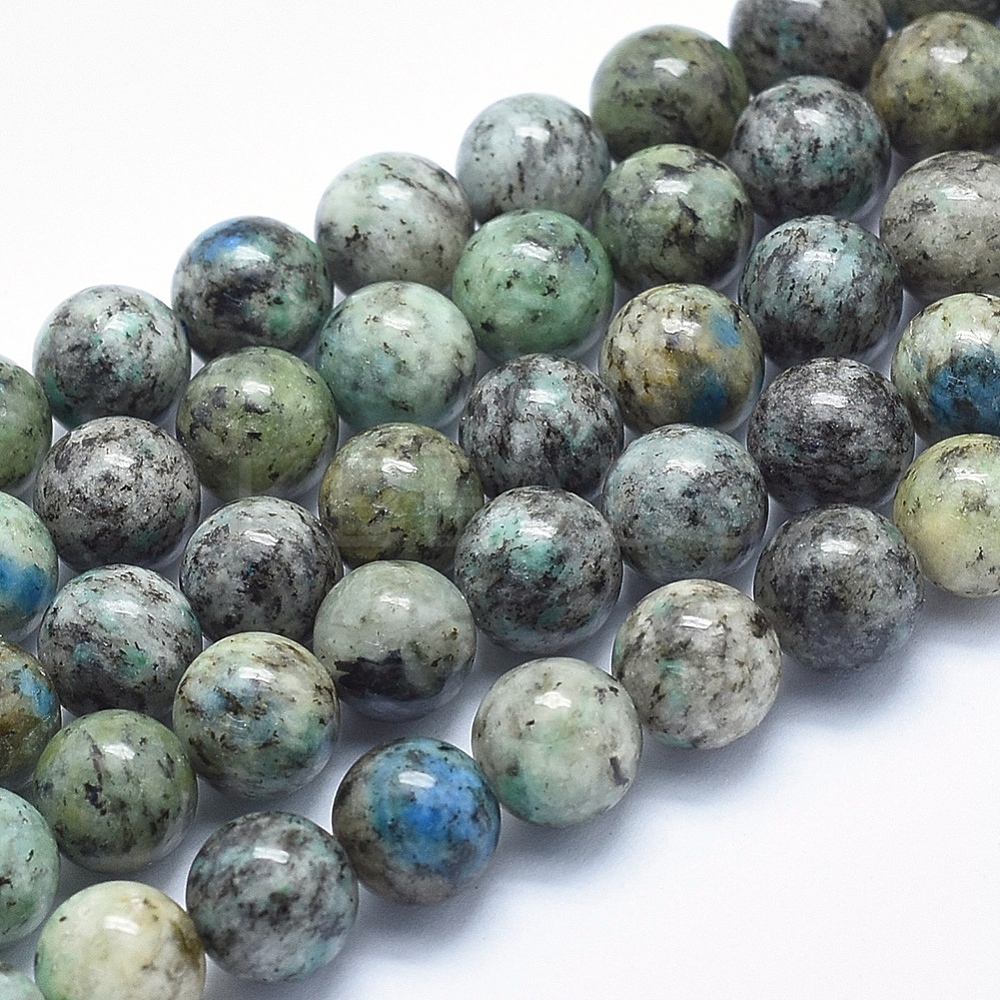 Wholesale Natural K2 Stone/Raindrop Azurite Beads Strands - KBeads.com