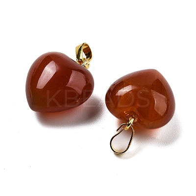 Natural Carnelian Pendants G-J386-H19-G-1