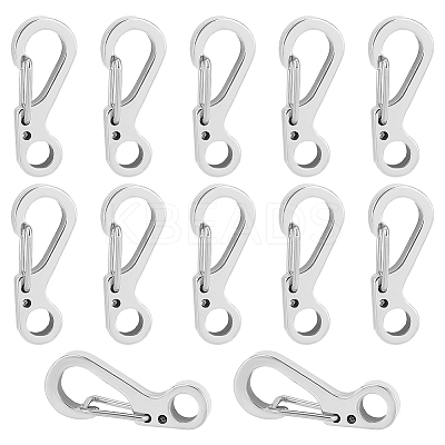 201 Stianless Steel Kecychain Clasps STAS-UN0039-76P-1