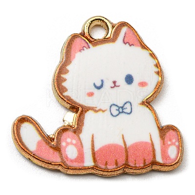 Printed Alloy Pendants ENAM-L042-04G-04-1