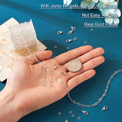DIY Chain Bracelet Necklace Making Kit DIY-TA0003-74-1