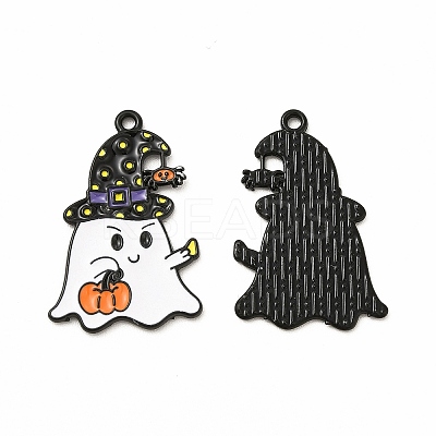 Rack Plating Alloy Enamel Pendants FIND-G054-14EB-02-1