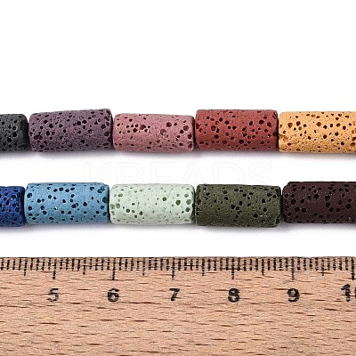 Natural Lava Rock Beads Strands G-N257-15A-01-1