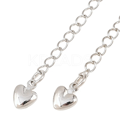 Brass Curb Chain Extender KK-L265-02P-1