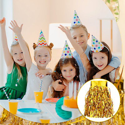 Plastic Foil Fringe Curtains DIY-WH0028-106C-1