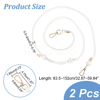 Adjustable PU Leather Bag Straps FIND-WH0002-40B-1